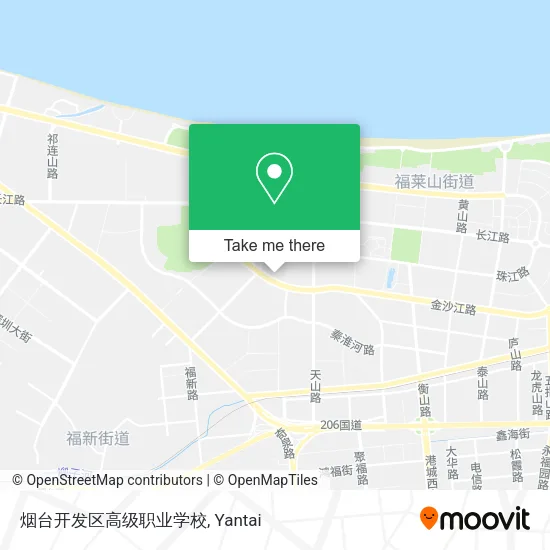 烟台开发区高级职业学校 map