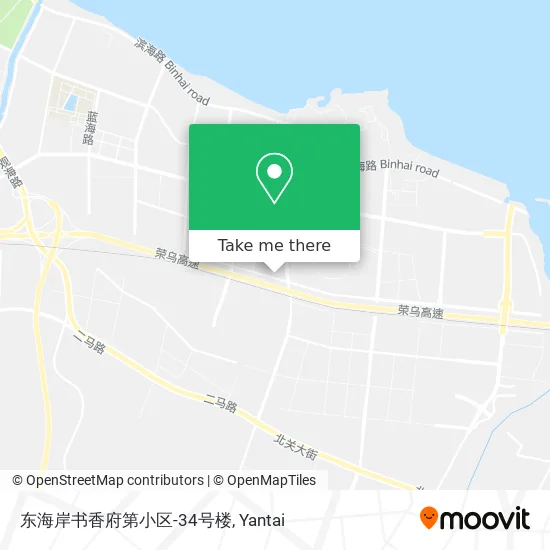 东海岸书香府第小区-34号楼 map