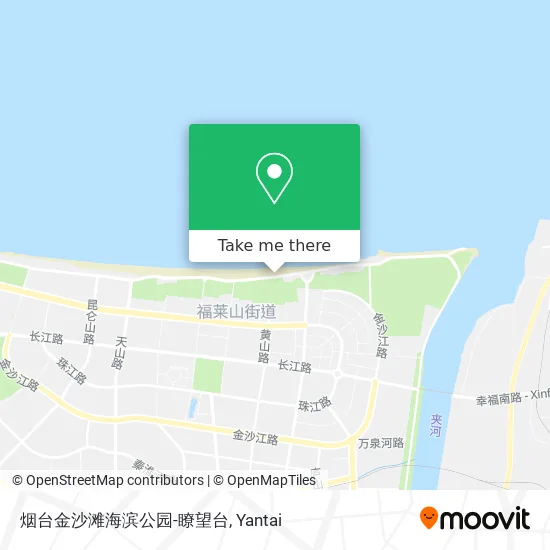 烟台金沙滩海滨公园-瞭望台 map