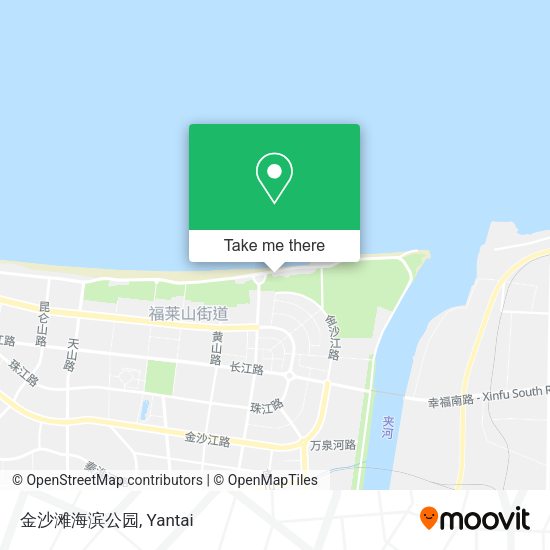金沙滩海滨公园 map