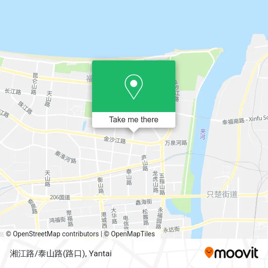 湘江路/泰山路(路口) map