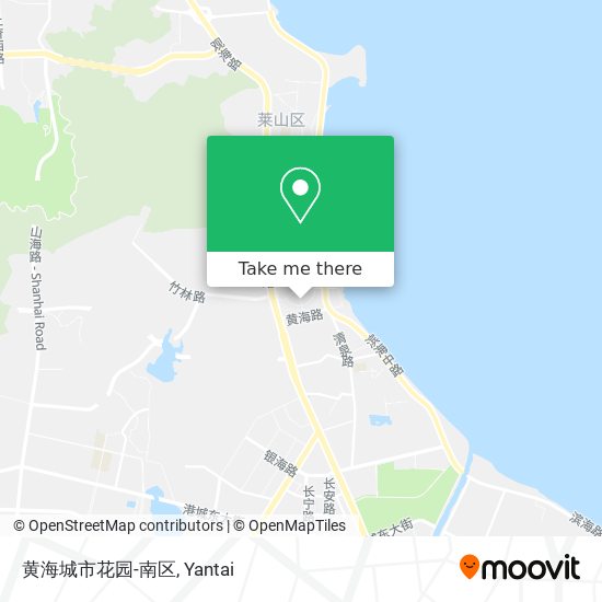 黄海城市花园-南区 map