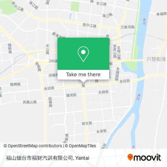 福山烟台市福财汽训有限公司 map