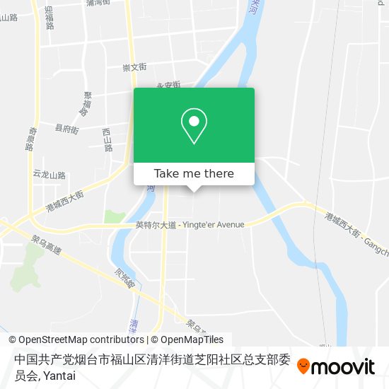 中国共产党烟台市福山区清洋街道芝阳社区总支部委员会 map