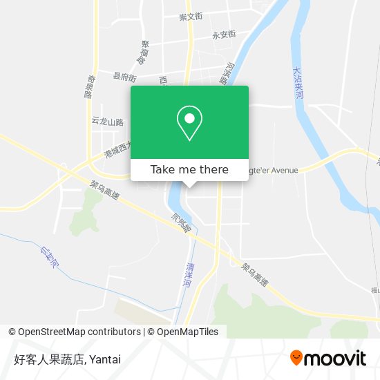 好客人果蔬店 map