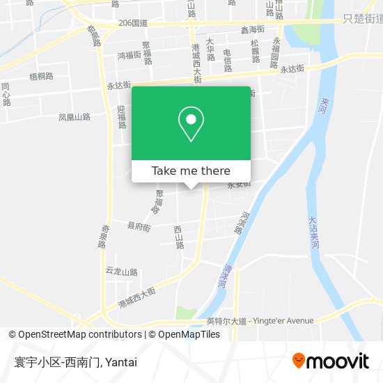 寰宇小区-西南门 map