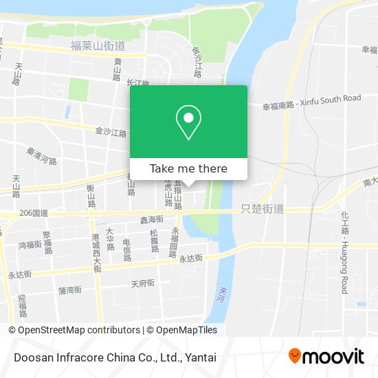 Doosan Infracore China Co., Ltd. map