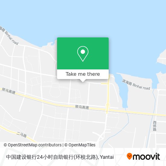 中国建设银行24小时自助银行(环校北路) map