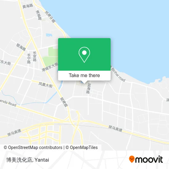 博美洗化店 map