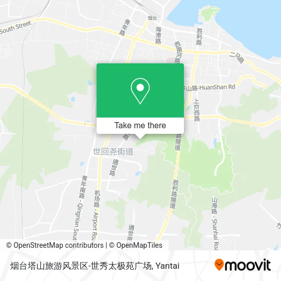 烟台塔山旅游风景区-世秀太极苑广场 map
