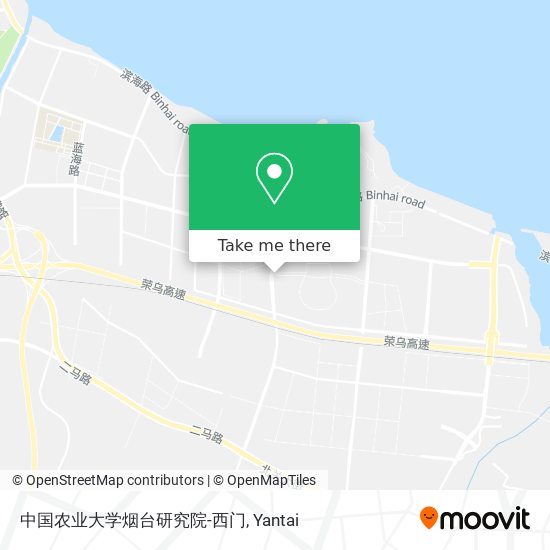 中国农业大学烟台研究院-西门 map