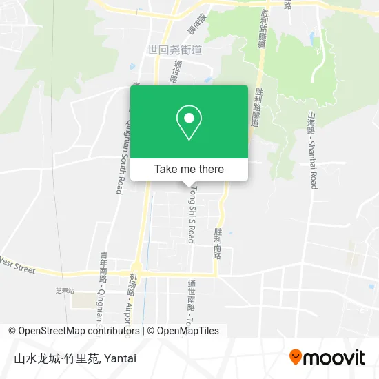 山水龙城·竹里苑 map