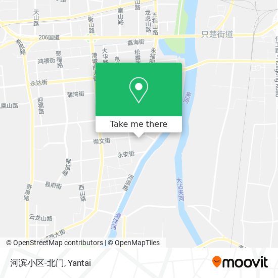 河滨小区-北门 map