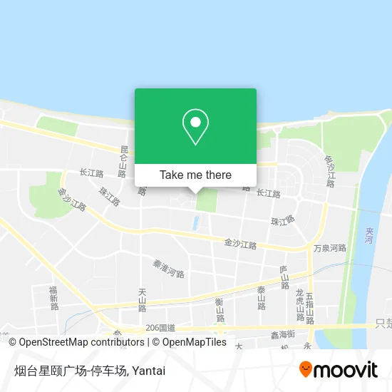 烟台星颐广场-停车场 map