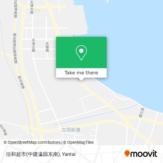 信和超市(中建瀛园东南) map