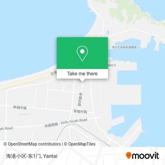 海港小区-东1门 map