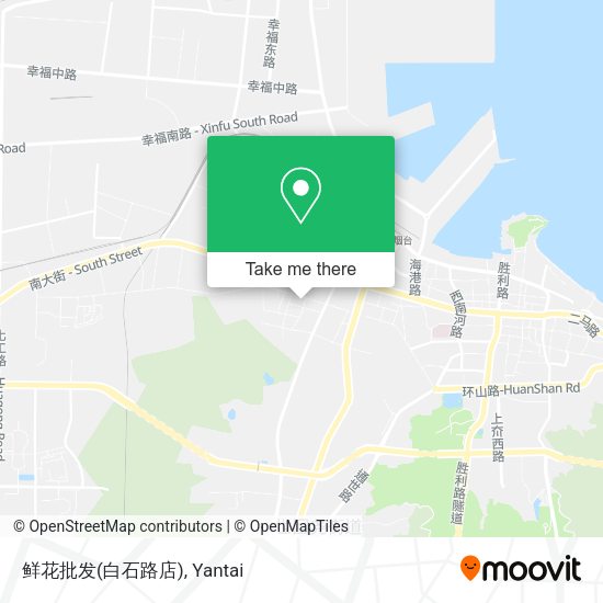 鲜花批发(白石路店) map