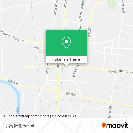 小高餐馆 map