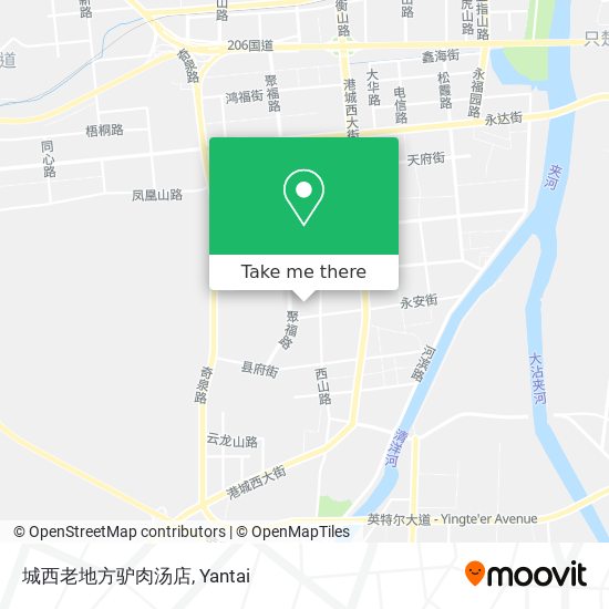 城西老地方驴肉汤店 map