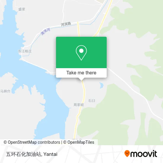 五环石化加油站 map