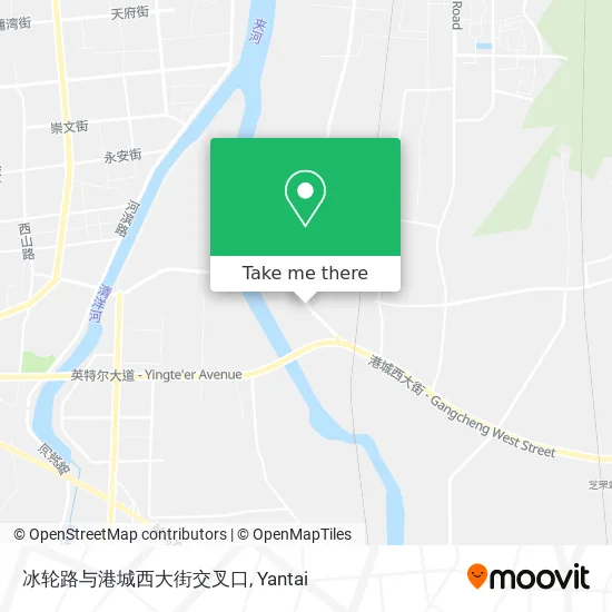 冰轮路与港城西大街交叉口 map