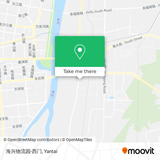 海兴物流园-西门 map