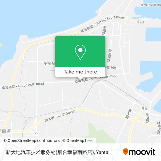 新大地汽车技术服务处(烟台幸福南路店) map