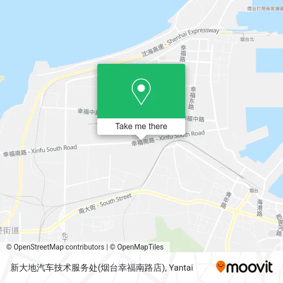 新大地汽车技术服务处(烟台幸福南路店) map