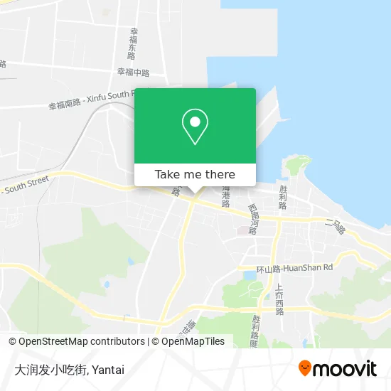 大润发小吃街 map