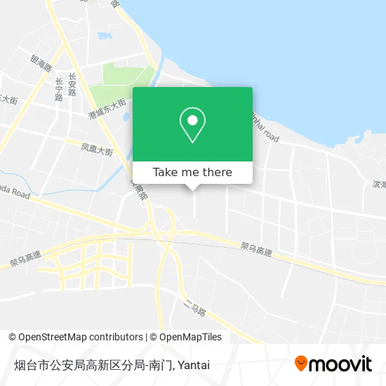 烟台市公安局高新区分局-南门 map