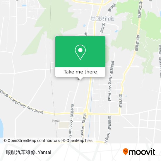 顺航汽车维修 map