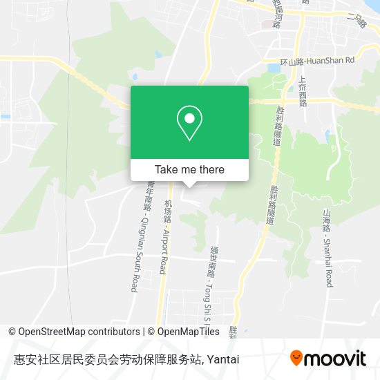惠安社区居民委员会劳动保障服务站 map