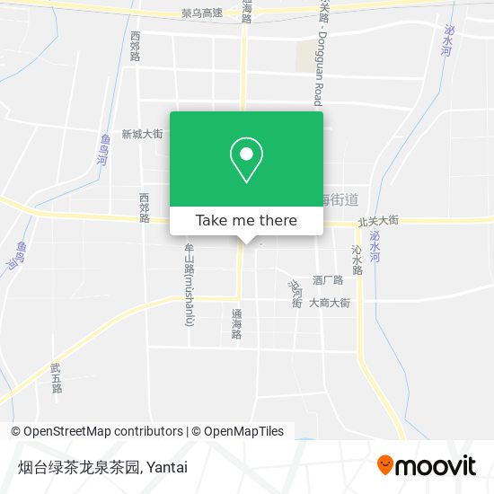 烟台绿茶龙泉茶园 map