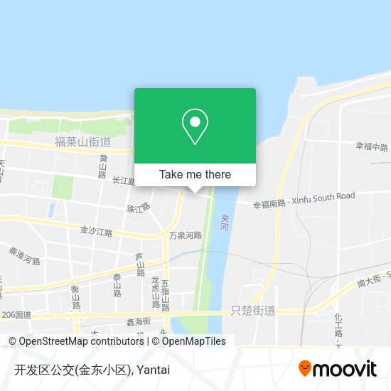 开发区公交(金东小区) map