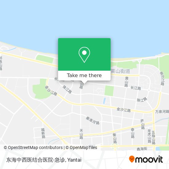 东海中西医结合医院-急诊 map