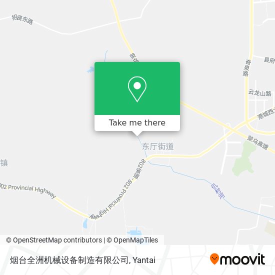 烟台全洲机械设备制造有限公司 map
