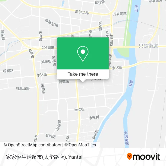 家家悦生活超市(太华路店) map