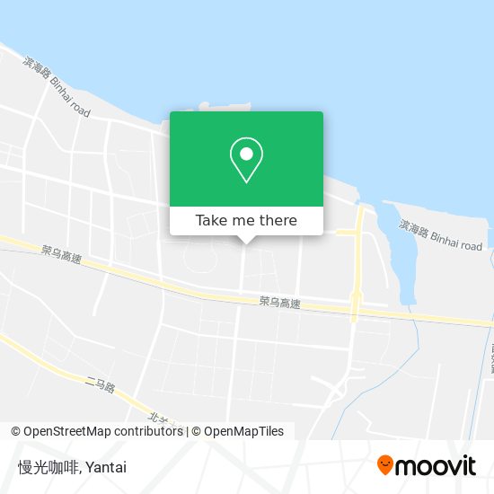 慢光咖啡 map