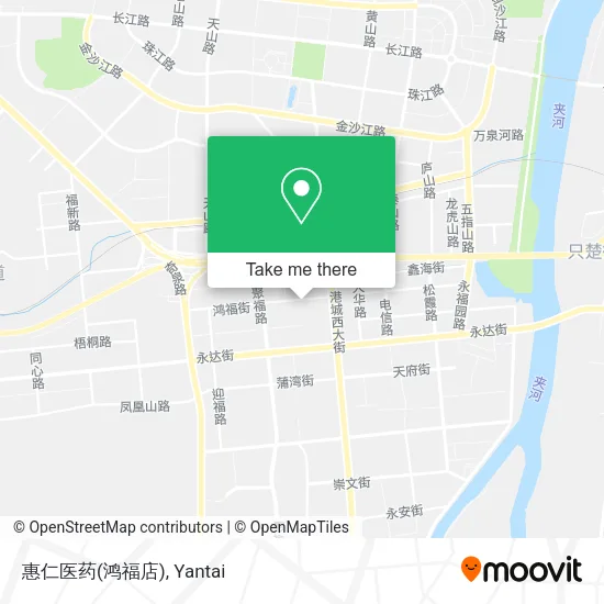 惠仁医药(鸿福店) map