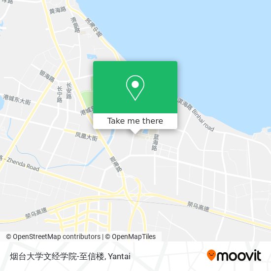 烟台大学文经学院-至信楼 map