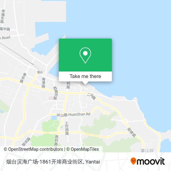 烟台滨海广场-1861开埠商业街区 map