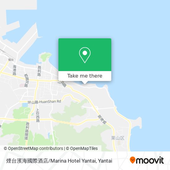 煙台濱海國際酒店/Marina Hotel Yantai map
