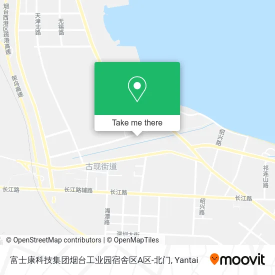 富士康科技集团烟台工业园宿舍区A区-北门 map
