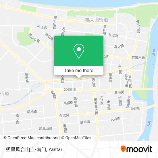 栖里凤台山庄-南门 map