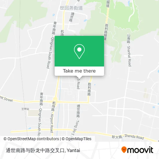 通世南路与卧龙中路交叉口 map