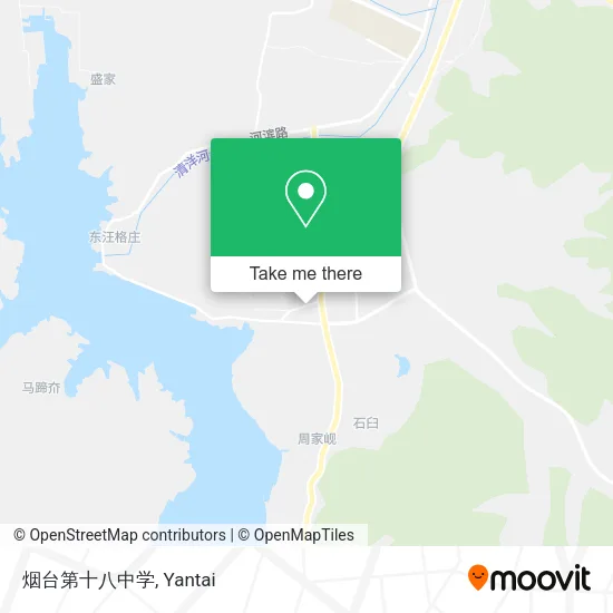烟台第十八中学 map