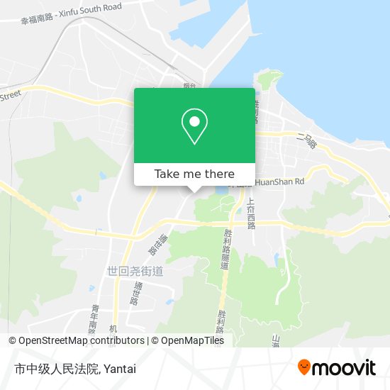 市中级人民法院 map