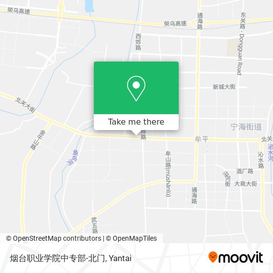 烟台职业学院中专部-北门 map