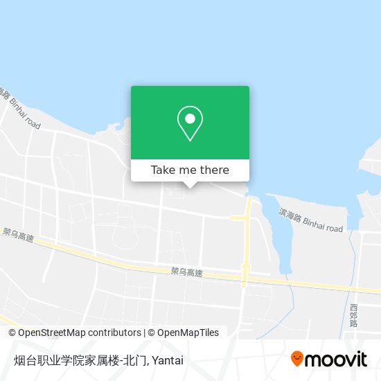 烟台职业学院家属楼-北门 map