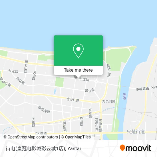 街电(皇冠电影城彩云城1店) map